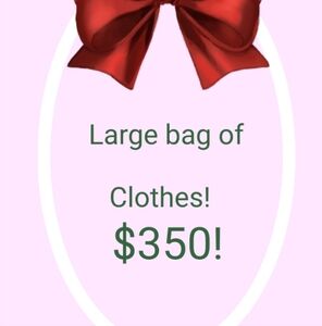 Bag of Clothes ( mostly vintage )